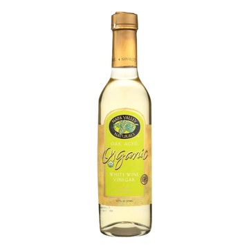 Napa Valley Naturals Organic White Wine - Vinegar - Case Of 12 - 12.7 Fl Oz. - Maras Green