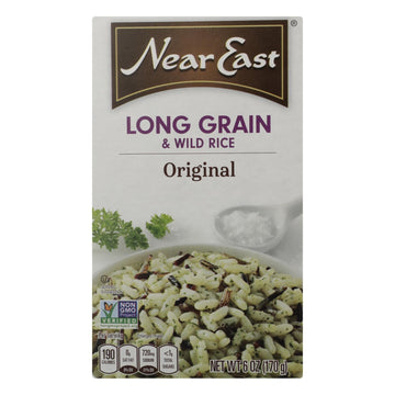 Near East Rice Pilaf Mix - Long Grain And Wild Rice - Case Of 12 - 6 Oz. - Maras Green