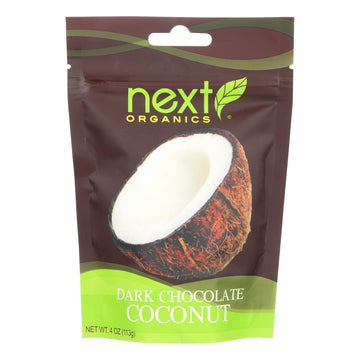 Next Organics Dark Chocolate - Coconut - Case Of 6 - 4 Oz. - Maras Green