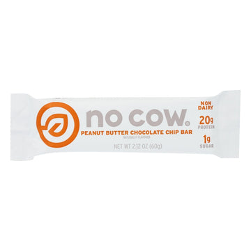 No Cow Bar Protein Bar - Case Of 12 - 2.12 Oz - Maras Green