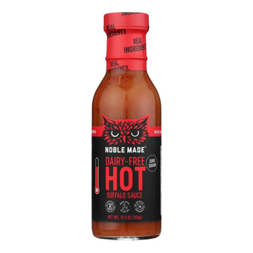Noble Made - Sauce Buffalo Hot - Case Of 6 - 12.5 Ounces - Maras Green