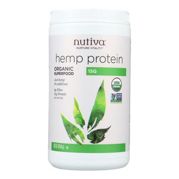 Nutiva Organic Hemp Protein - 16 Oz - Maras Green