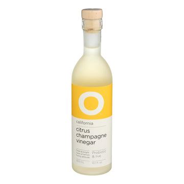 O Olive Oil Citrus Champagne Vinegar - Case Of 6 - 10.1 Fz - Maras Green