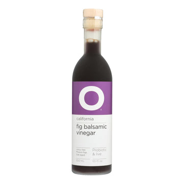 O Olive Oil Fig Balsamic Vinegar - Case Of 6 - 10.1 Fz - Maras Green