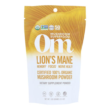 Om Organic Mushroom Powder - 1 Each - 3.5 Oz - Maras Green