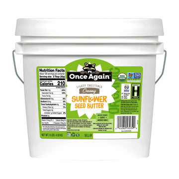 Once Again - Sunflower Butter Smth - Case Of 9 Lbs. - Maras Green
