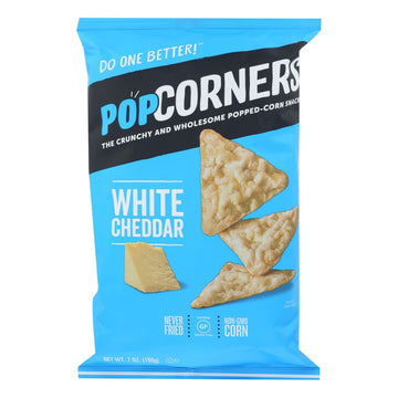 Our Little Rebellion Popcorners Chips - Cheddar Feel - good - Case Of 12 - 7 Oz - Maras Green