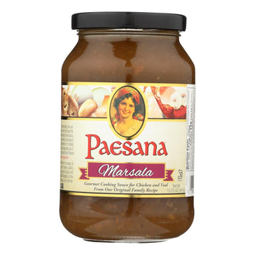 Paesana Cooking Marsala - Sauce - Case Of 6 - 15.75 Oz. - Maras Green