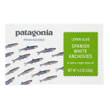 Patagonia Provisions - Anchovies Lemon Olive Oil - Case Of 10 - 4.2 Oz - Maras Green