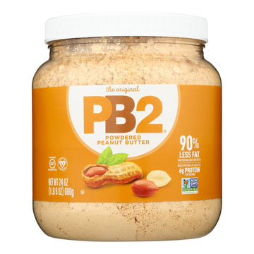 Pb2 - Peanut Butter Powdered Original - Case Of 2 - 24 Oz - Maras Green
