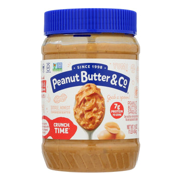 Peanut Butter And Co Peanut Butter - Crunch Time - Case Of 6 - 16 Oz. - Maras Green