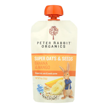 Peter Rabbit Organics - Oats&seeds Bana&mango - Case Of 10 - 4 Oz - Maras Green