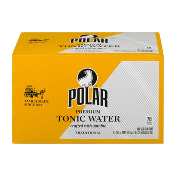 Polar Beverages - Tonic Water 6pk - Case Of 4 - 6/7.5 Fz - Maras Green
