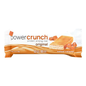 Power Crunch Bar - Original - Salted Caramel - 1.4 Oz - Case Of 12 - Maras Green