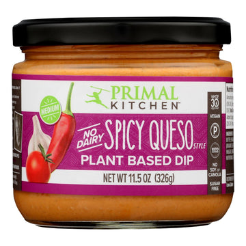 Primal Kitchen - Dip Plant Bsd Queso Spicy - Case Of 6 - 11.5 Oz - Maras Green