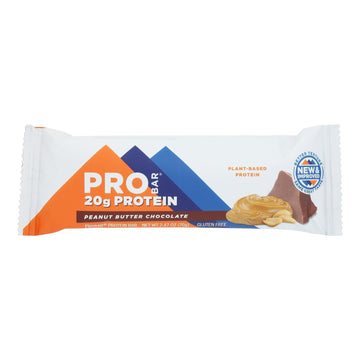 Probar Peanut Butter Chocolate Core Bar - Case Of 12 - 2.46 Oz - Maras Green