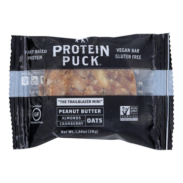 Protein Puck - Bar Wndrlst Peanut Butter Cranberry - Case Of 12 - 1.34 Oz - Maras Green