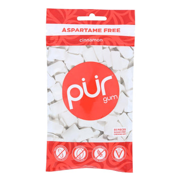 Pur Cinnamon Gum - Case Of 12 - 2.72 Oz - Maras Green