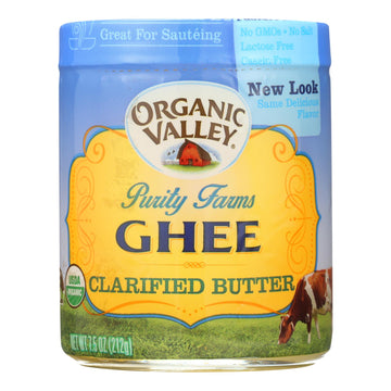 Purity Farms Ghee - Clarified Butter - Case Of 12 - 7.5 Oz. - Maras Green