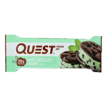 Quest Bar - Mint Chocolate Chunk - 2.12 Oz - Case Of 12 - Maras Green