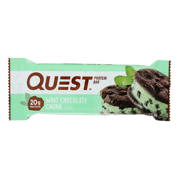 Quest Bar - Mint Chocolate Chunk - 2.12 Oz - Case Of 12 - Maras Green