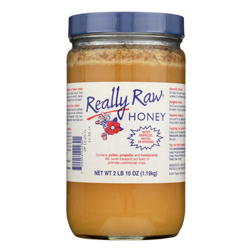 Really Raw Honey - Unheated Unstrained - 1 Each - 42 Oz. - Maras Green