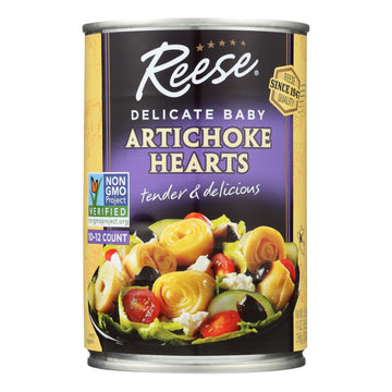 Reese Artichoke Hearts - Delicate Baby - Case Of 12 - 14 Oz. - Maras Green