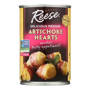 Reese Artichoke Hearts - Delicious Medium - Case Of 12 - 14 Oz. - Maras Green