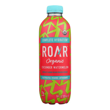 Roar Organic - Water Ccumber Watrmln - Case Of 12 - 18 Fz - Maras Green
