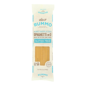 Rummo - Pasta Gluten Free Spaghetti - Case Of 12 - 12 Oz - Maras Green