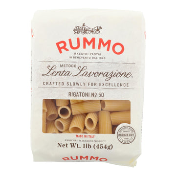 Rummo - Pasta Rigatoni - Case Of 12 - 16 Oz - Maras Green