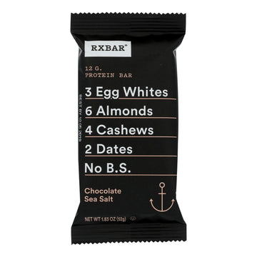Rxbar - Protein Bar - Chocolate Sea Salt - Case Of 12 - 1.83 Oz. - Maras Green