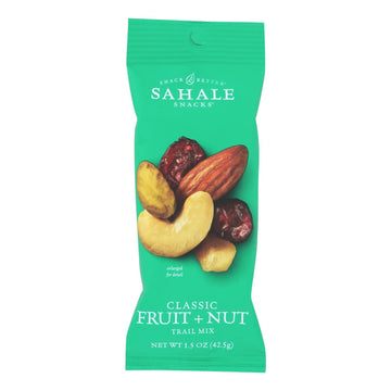Sahale Snacks Trail Mix - Classic Fruit And Nut Blend - 1.5 Oz - Case Of 9 - Maras Green