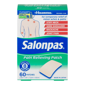 Salonpas - Salonpas Pain Rel Patch - 1 Each - 60 Ct - Maras Green