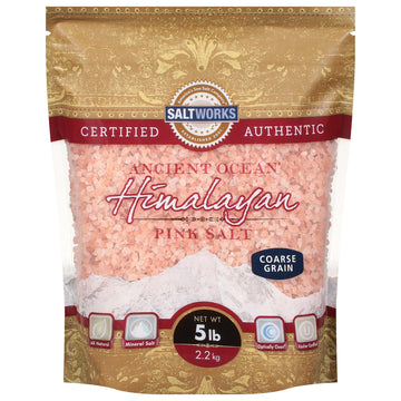 Saltworks - Salt Pink Himalayan Crse - 1 Each - 5 Lb - Maras Green
