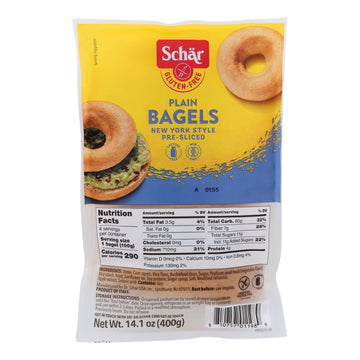Schar - Bagel Plain - Case Of 4 - 14.1 Oz - Maras Green