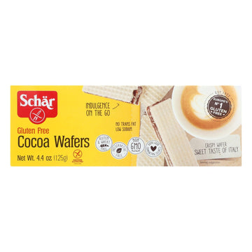 Schar Cocoa Wafers - Case Of 12 - 4.4 Oz. - Maras Green
