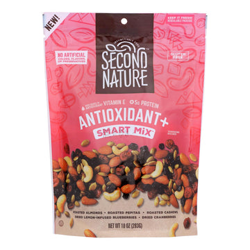 Second Nature - Nut Medley Antioxident Smart Mix - Case Of 6 - 10 Oz - Maras Green