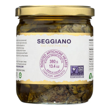 Seggiano Carciofi Arrosto Roasted Artichoke Hearts - Case Of 6 - 13.4 Oz - Maras Green
