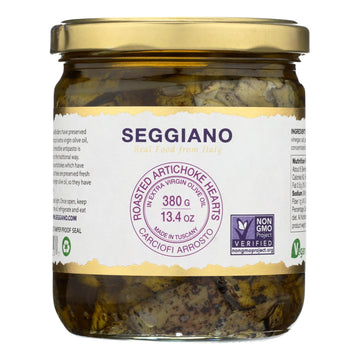 Seggiano Carciofi Arrosto Roasted Artichoke Hearts - Case Of 6 - 13.4 Oz - Maras Green
