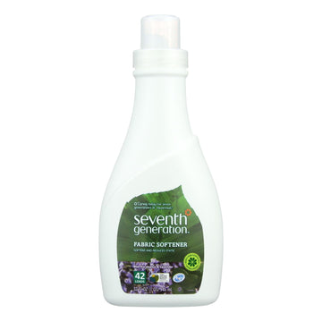 Seventh Generation Natural Liquid Fabric Softener - Blue Eucalyptus And Lavender - Case Of 6 - 32 Fl Oz. - Maras Green