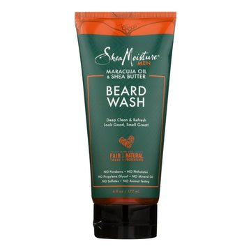 Shea Moisture - Beard Wash Maracuja&shea - 1 Each - 6 Oz - Maras Green