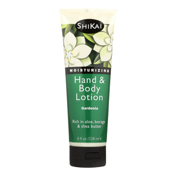 Shikai All Natural Hand And Body Lotion Gardenia - 8 Fl Oz - Maras Green