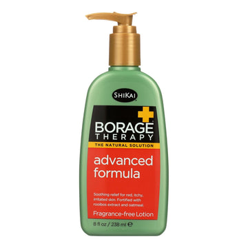 Shikai Borage Therapy Advanced Formula Fragrance Free - 8 Fl Oz - Maras Green