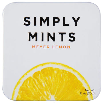 Simply Gum - Mints Meyer Lemon - Case Of 6 - 1.1 Ounces - Maras Green