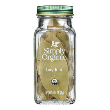 Simply Organic - Bay Leaf Organic - Case Of 6 - 0.14 Ounces - Maras Green