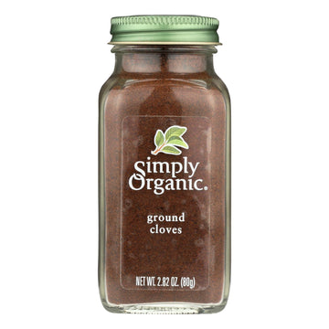 Simply Organic Cloves - Organic - Ground - 2.82 Oz - Maras Green