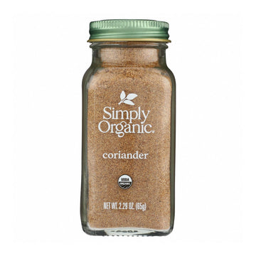 Simply Organic - Coriander Seed Organic Ground - Case Of 6 - 2.29 Ounces - Maras Green