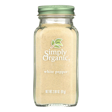 Simply Organic White Pepper - Case Of 6 - 2.86 Oz. - Maras Green