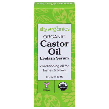 Sky Organics - Castor Oil Eyelsh Srm - 1 Each 1 - 1 Fz - Maras Green